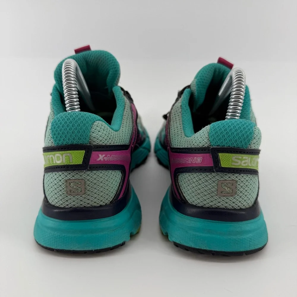 Salomon Women's Teal Turquoise Gray Trail Running Shoes